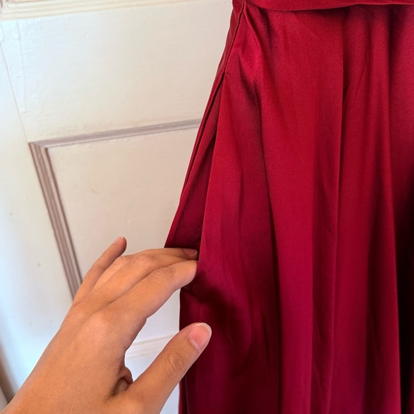 La Femme Red Spaghetti Strap Gown – Size 0 - Picture 4 of 9